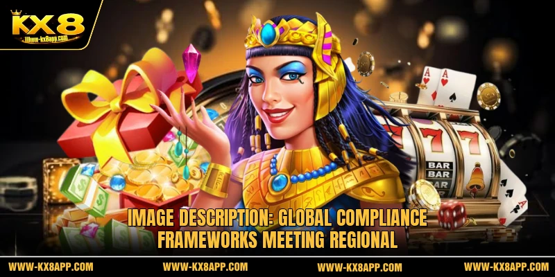 Image description: Global compliance frameworks meeting regional