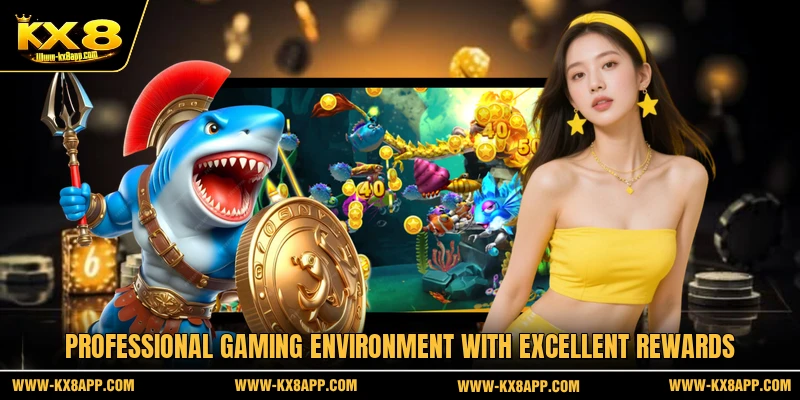 Professional gaming environment with excellent rewards